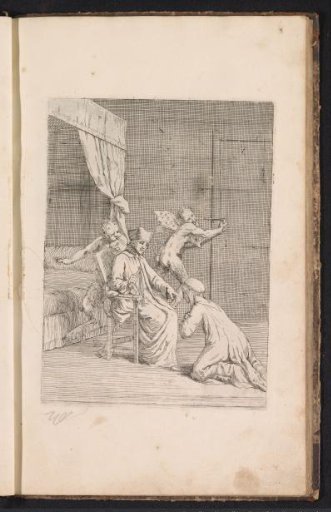 Marie-Catherine Cadière begging Jean-Baptiste Girard for absolution