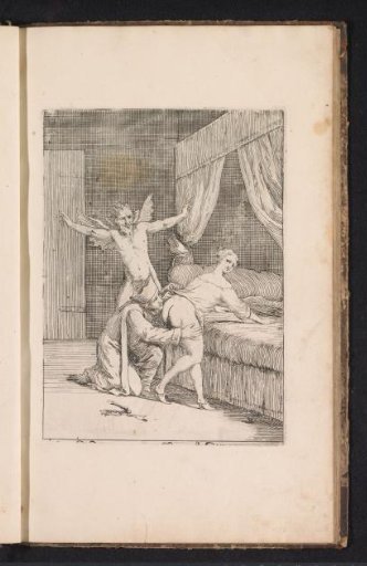 Jean-Baptiste Girard caressing Marie-Catherine Cadière