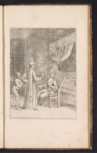 Jean-Baptiste Girard administering a drink to the pregnant Marie-Catherine Cadière