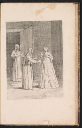 Marie-Catherine Cadière receives a glass of wine