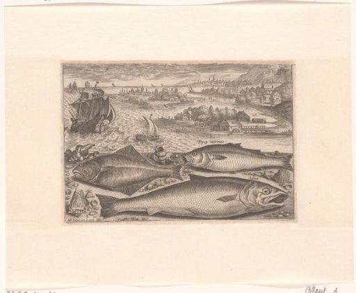 Three fish on the beach