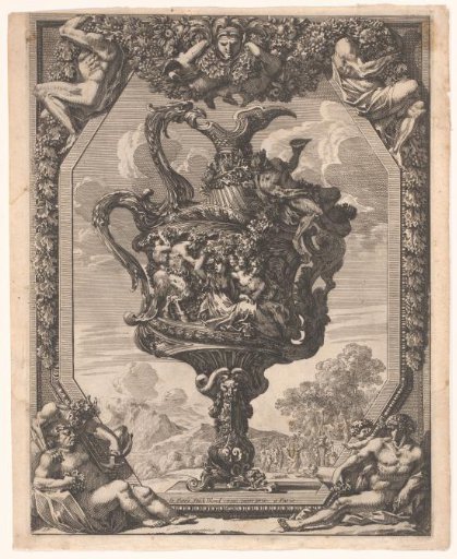 Ewer with a bacchanal