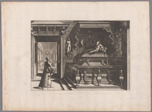 Fountain in the form of a tomb