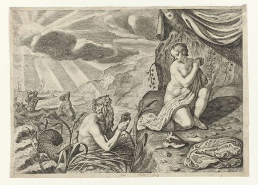 Scylla Fleeing from Glaucus