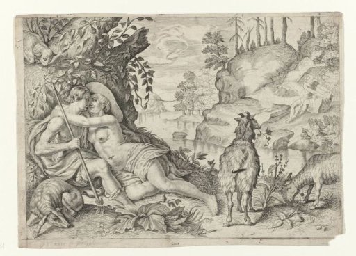 Polyphemus Catches Acis and Galatea