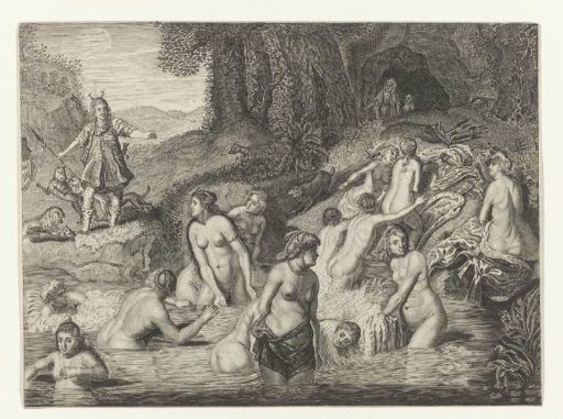 Diana turns Actaeon into a stag