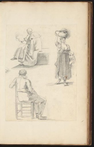 Seated and Standing Figures