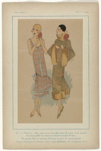 Très Parisien, 1925, No. 1, Pl. 11.-VERTIGO.