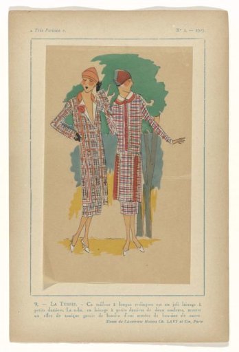Très Parisien, 1925, No. 1, Pl. 9.- LA TURBIE.