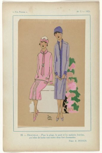 Très Parisien, 1925, No. 7, Pl. 18. - DEAUVILLE