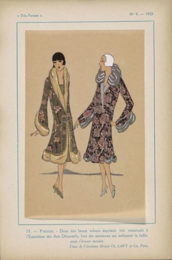 Très Parisien, 1925, No. 9, Pl. 15.- PAGODA