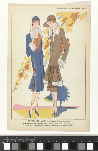 Très Parisien, 1925, No. 9: Supplement. ALL OF SPAIN. Creations Philippe and Gaston