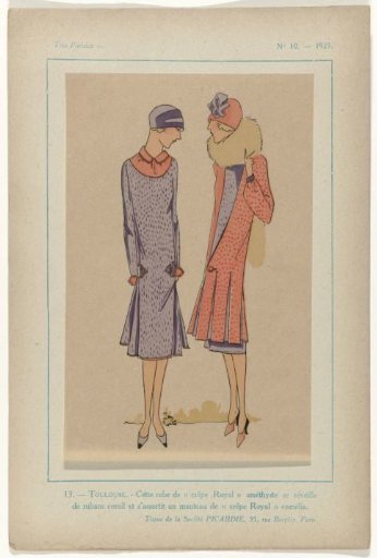 Très Parisien, 1925, No. 10, Pl. 13: - TOULOUSE