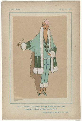 Très Parisien, 1925, No. 10, Pl. 18: - GRISERIE