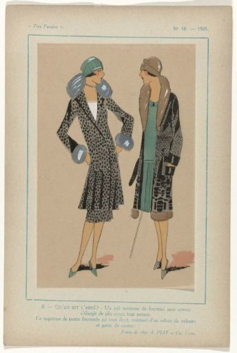 Très Parisien, 1925, No. 10, Pl. 8: - WHAT DOES THE ABBÉ SAY?