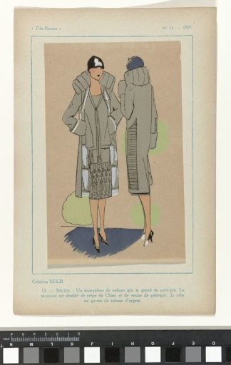 Très Parisien, 1925, No. 11, Pl. 13: Creation BEER - MOUSE