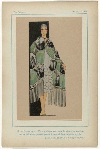 Très Parisien, 1925, No. 11, Pl. 15: DIABOLIQUE