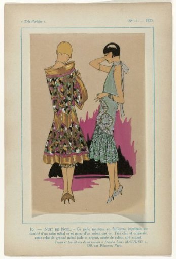 Très Parisien, 1925, No. 11, Pl. 16: CHRISTMAS NIGHT