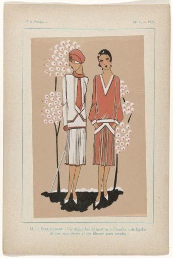 Très Parisien, 1926, No. 2, Pl. 12: SHELLS