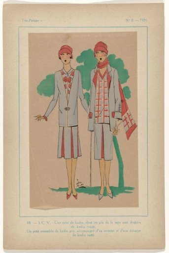 Très Parisien, 1926, No. 2, Pl. 18: 5 C.V. A Kash (...) dress