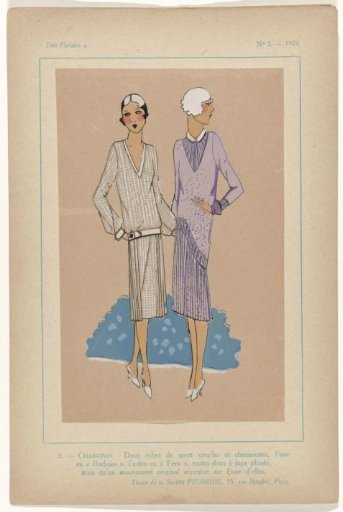 Très Parisien, 1926, No. 2, Pl. 5: CHAMONIX