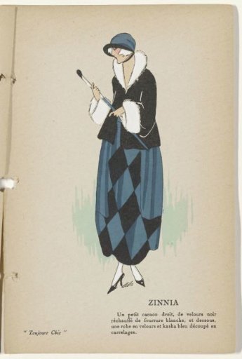 Always Chic: The Suits and Coats, Winter 1921-1922: Zinnia