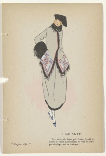 Always Chic: The Suits and Coats, Winter 1921-1922: Pimpante
