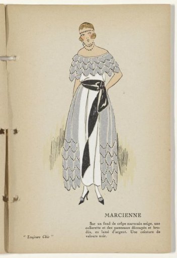 Toujours Chic, Evening Toilettes, Winter 1921-1922: Marcienne