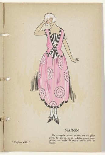 Toujours Chic, Evening Toilettes, Winter 1921-1922: Manon