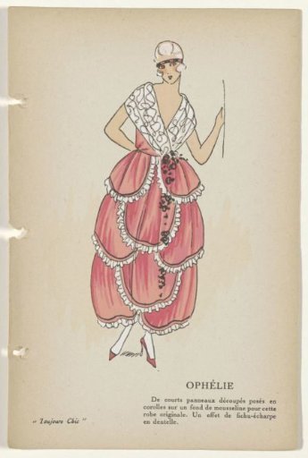 Toujours Chic, Evening Toilettes, Winter 1921-1922: Ophélie