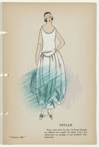 Toujours Chic, Evening Toilettes, Winter 1921-1922: Psylle
