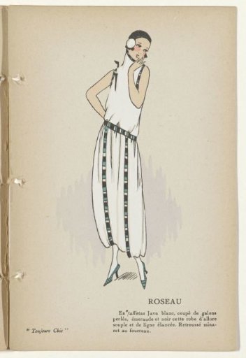 Toujours Chic, Evening Toilettes, Winter 1921-1922: Roseau