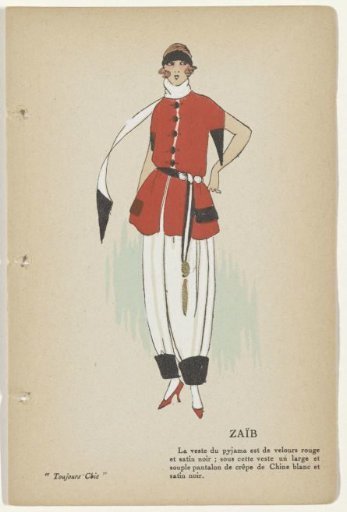 Toujours Chic, Undresses, Winter 1921-1922: Zaïb