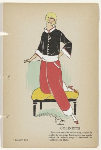 Toujours Chic, Undresses, Winter 1921-1922: Colinette