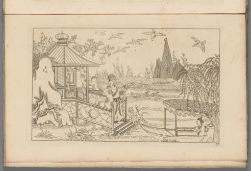 Chinese gentleman on a pier by the water