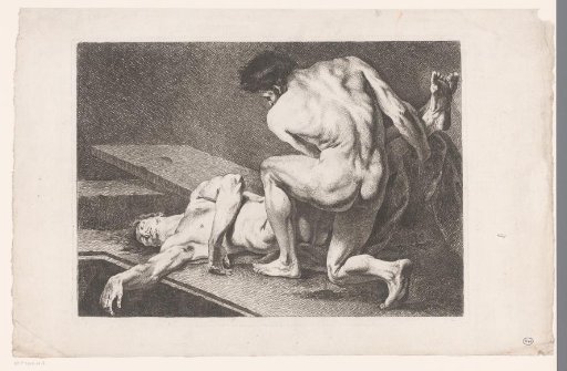 Academic Study of Two Male Nudes