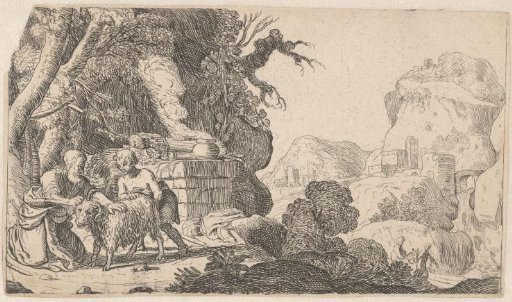 Abraham and Isaac with the ram