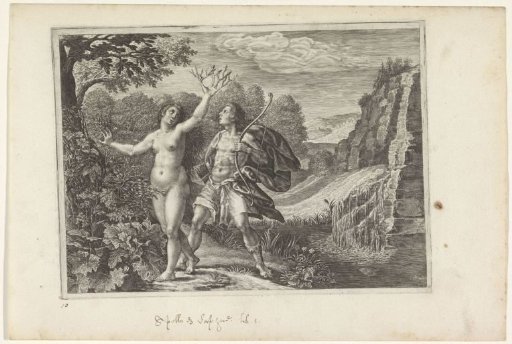 Daphne Chased by Apollo Transformed into a Laurel Tree