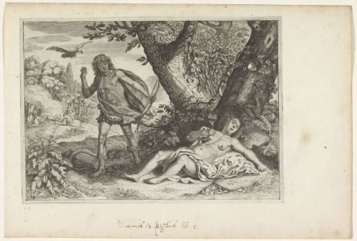 Apollo slays Coronis