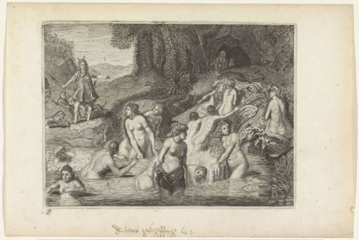 Diana turns Actaeon into a stag