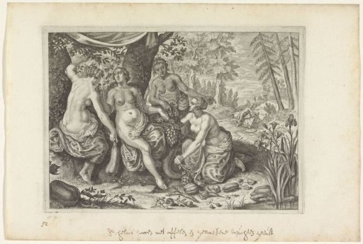 Nymphs Fill the Horn of Plenty