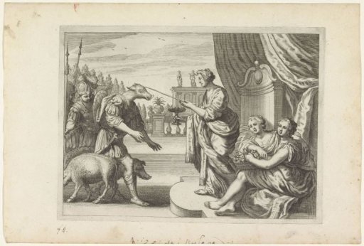 Circe Turns the Companions of Odysseus into Pigs