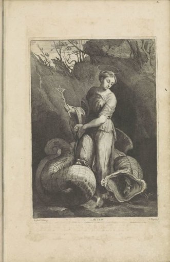 Margaret of Antioch defies the dragon