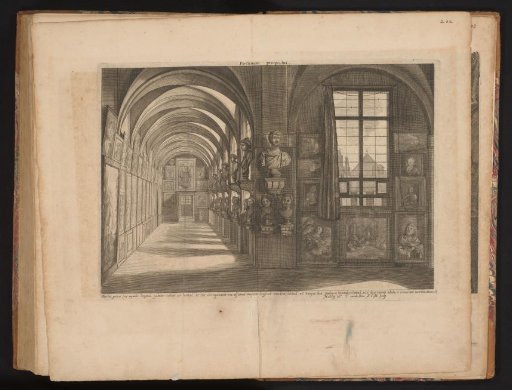 View of a section of the Stallburg Gallery of Archduke Leopold Wilhelm of Austria