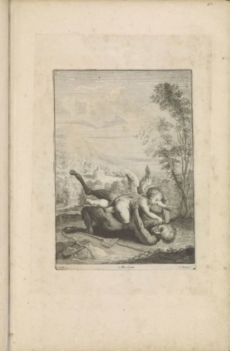 Combat between Amor and Pan