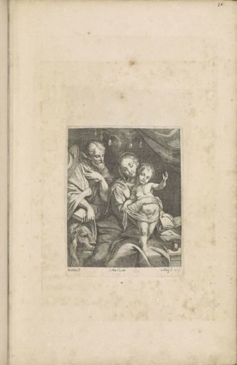 Mary with the Christ Child Next to St. Jerome
