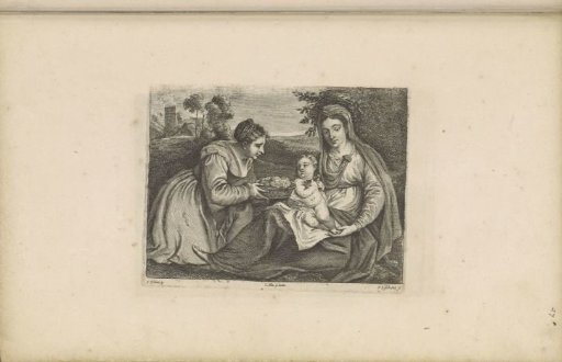 St. Dorothea Offers a Basket of Flowers to the Christ Child