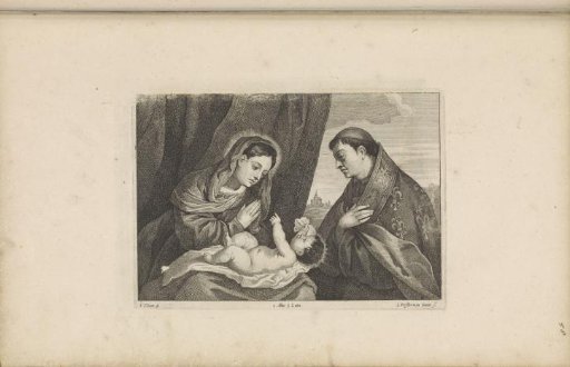 The Adoration of Christ by Mary and St. Louis of Toulouse