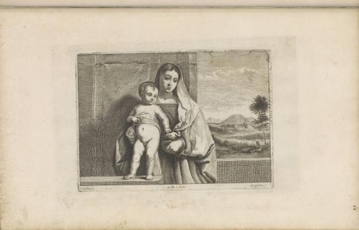 The Virgin and Child Before a Wall