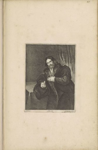 Portrait of a man with a golden claw, possibly Leonino Brembate